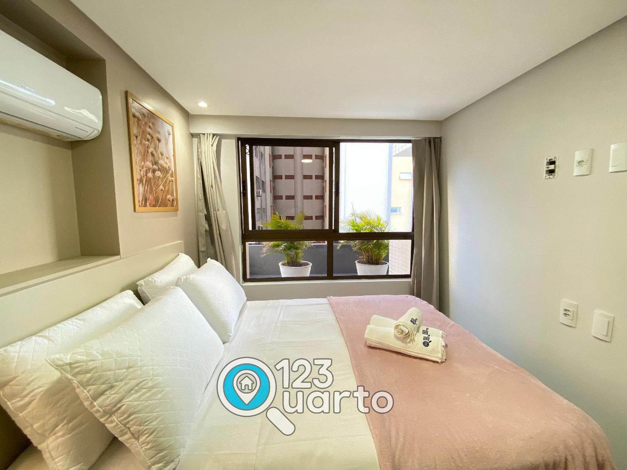 Gold Flat Cabo Branco By 123quarto Apartment *
