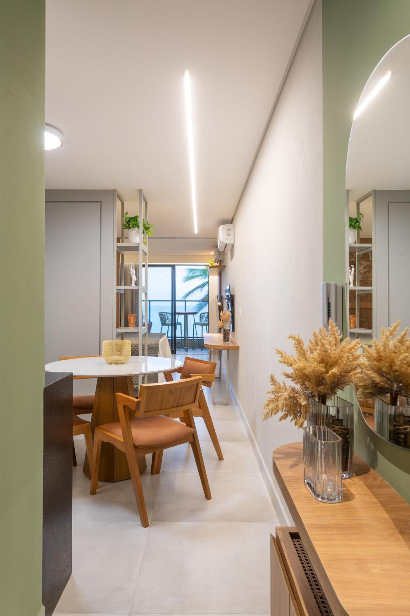 Apartamento Loft Pe Na Areia Frente Mar Com Vista Incrivel