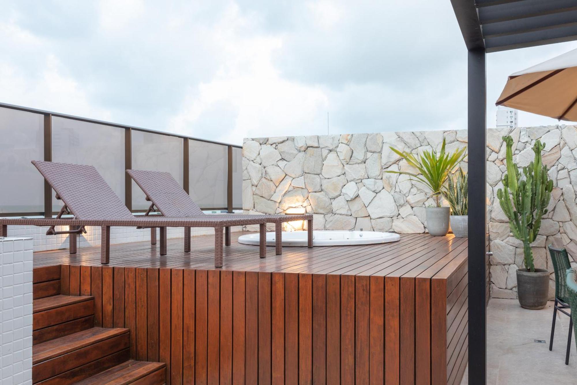 Cobertura Com Jacuzzi E Deslumbrante Vista Mar * Joao Pessoa