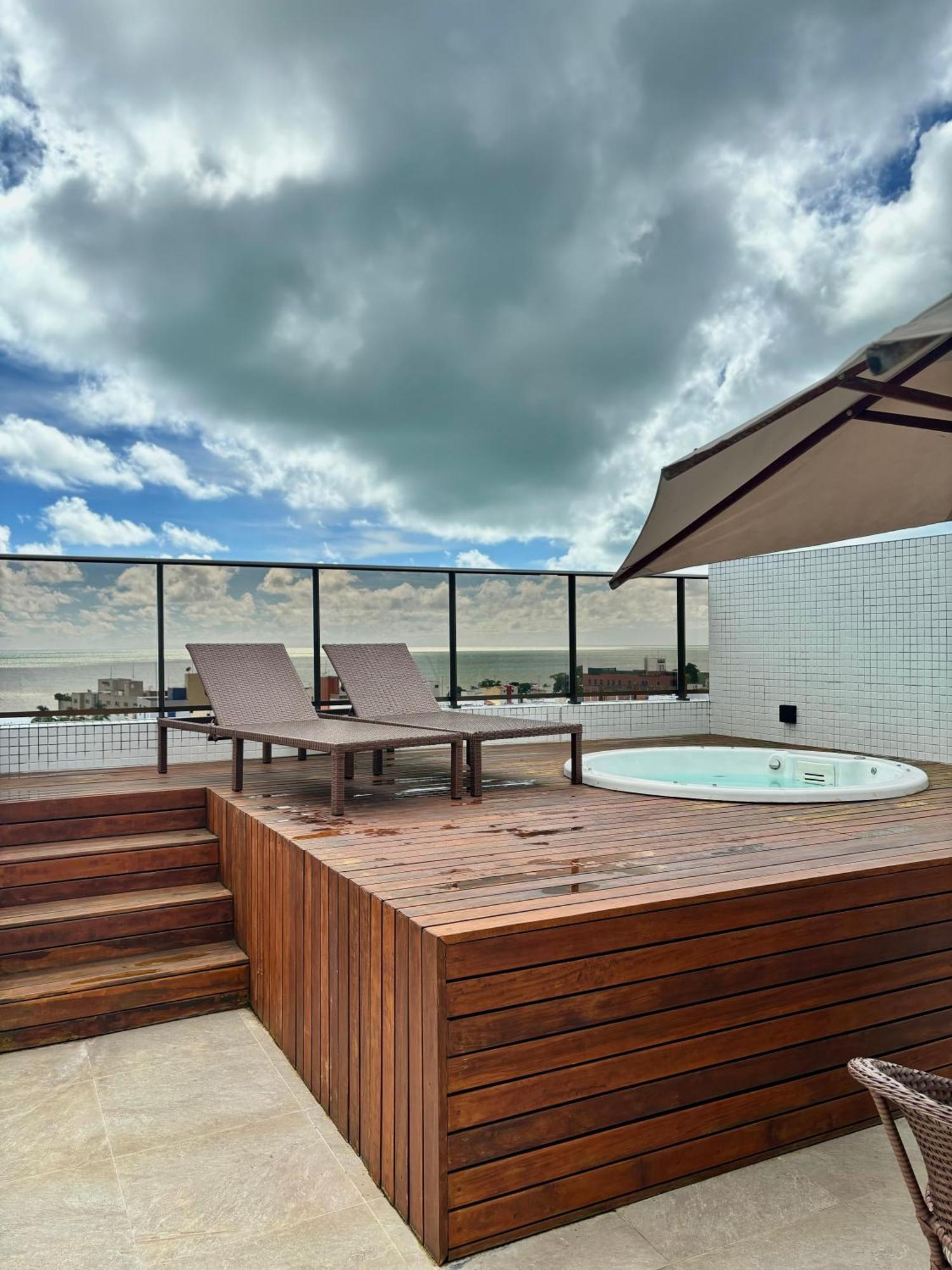 Cobertura Com Jacuzzi E Deslumbrante Vista Mar Apartment Joao Pessoa
